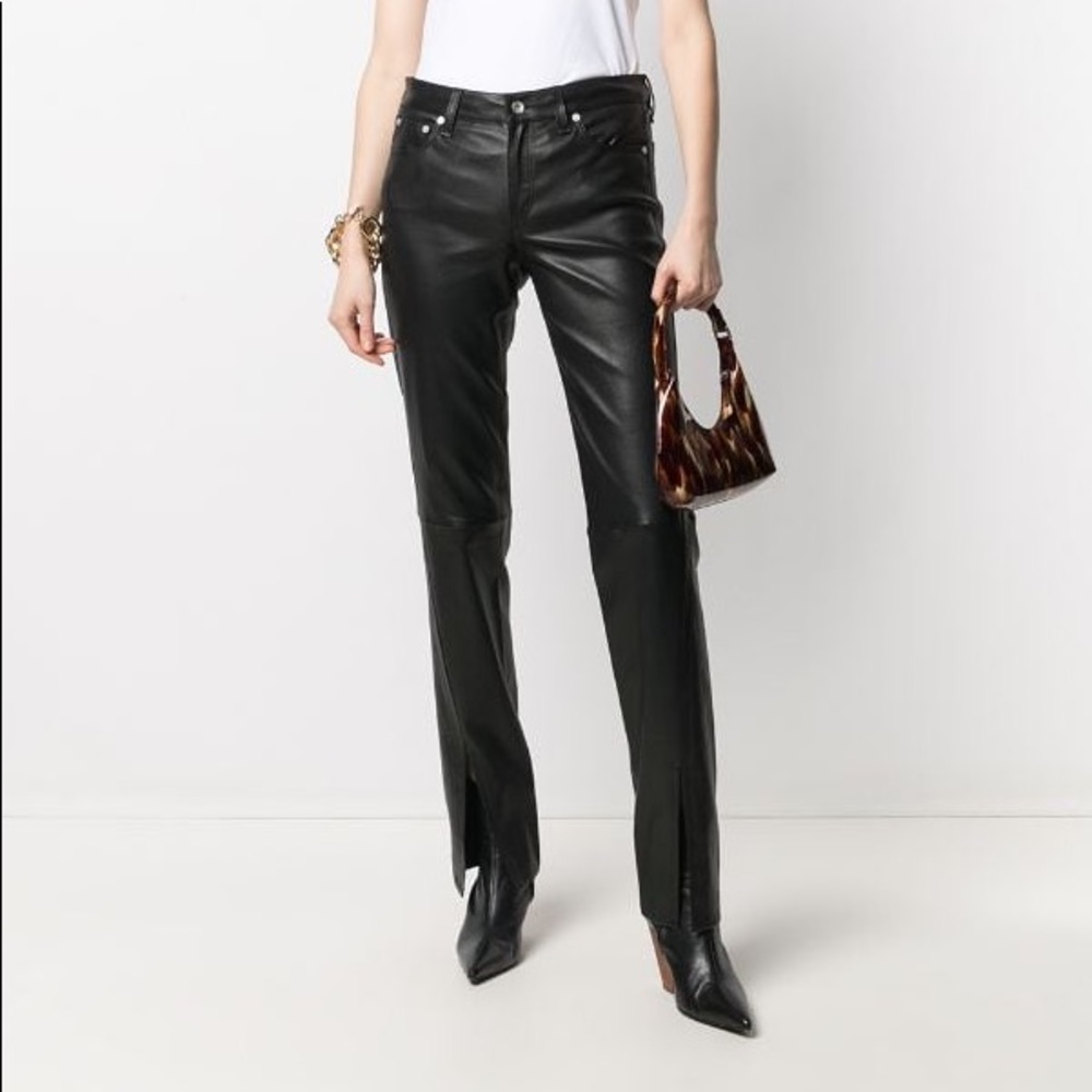 NWT Rag and bone Leather pants